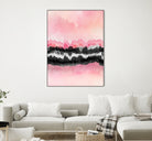 Pink Mountains by Elisabeth Fredriksson on GIANT ART - pink digital painting