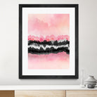 Pink Mountains by Elisabeth Fredriksson on GIANT ART - pink digital painting