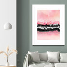 Pink Mountains by Elisabeth Fredriksson on GIANT ART - pink digital painting