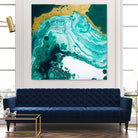 Emerald Coast by L. Renee Jones on GIANT ART - green mixed media