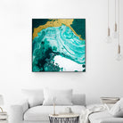 Emerald Coast by L. Renee Jones on GIANT ART - green mixed media