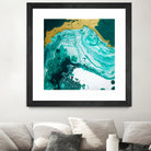 Emerald Coast by L. Renee Jones on GIANT ART - green mixed media