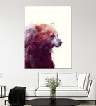 Bear Calm by Amy Hamilton on GIANT ART - mixed media