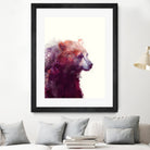 Bear Calm by Amy Hamilton on GIANT ART - mixed media