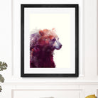 Bear Calm by Amy Hamilton on GIANT ART - mixed media