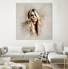 Taylor Momsen by Claudio Tosi on GIANT ART - orange digital painting