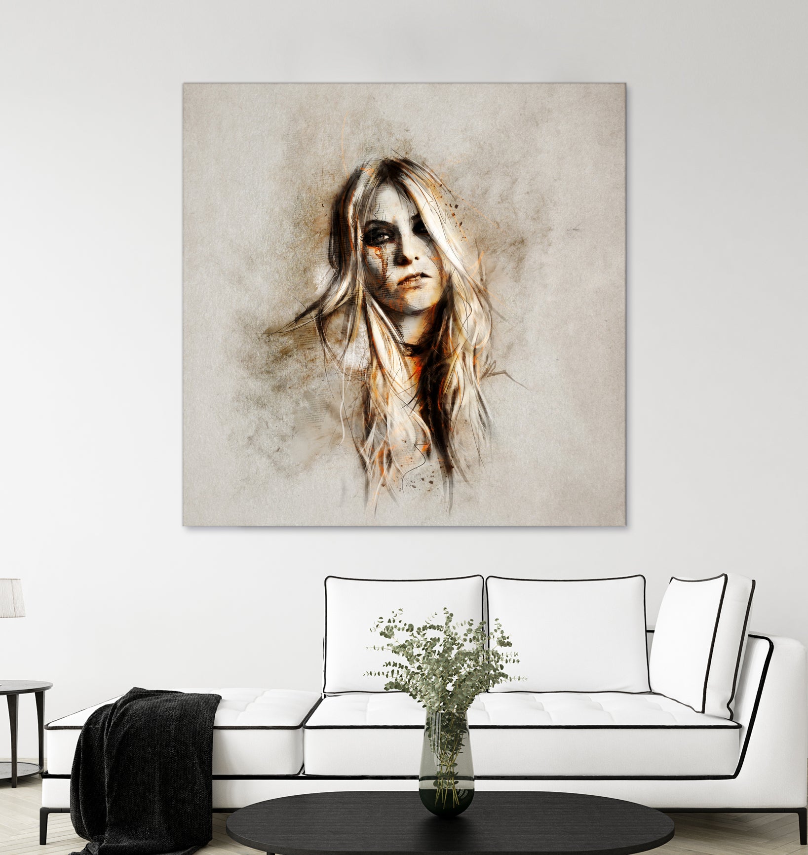 Taylor Momsen by Claudio Tosi on GIANT ART - orange digital painting