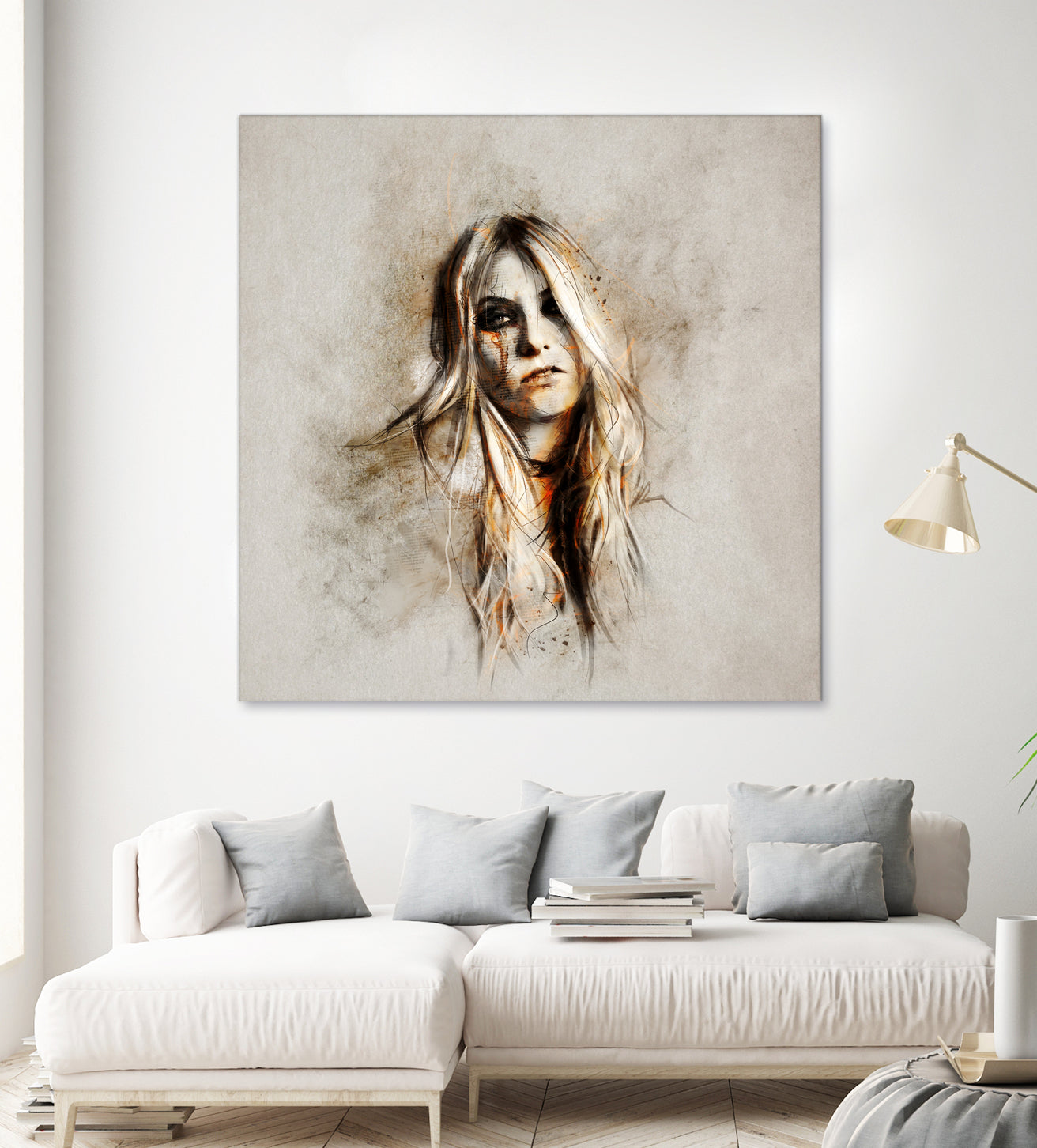 Taylor Momsen by Claudio Tosi on GIANT ART - orange digital painting