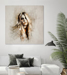 Taylor Momsen by Claudio Tosi on GIANT ART - orange digital painting