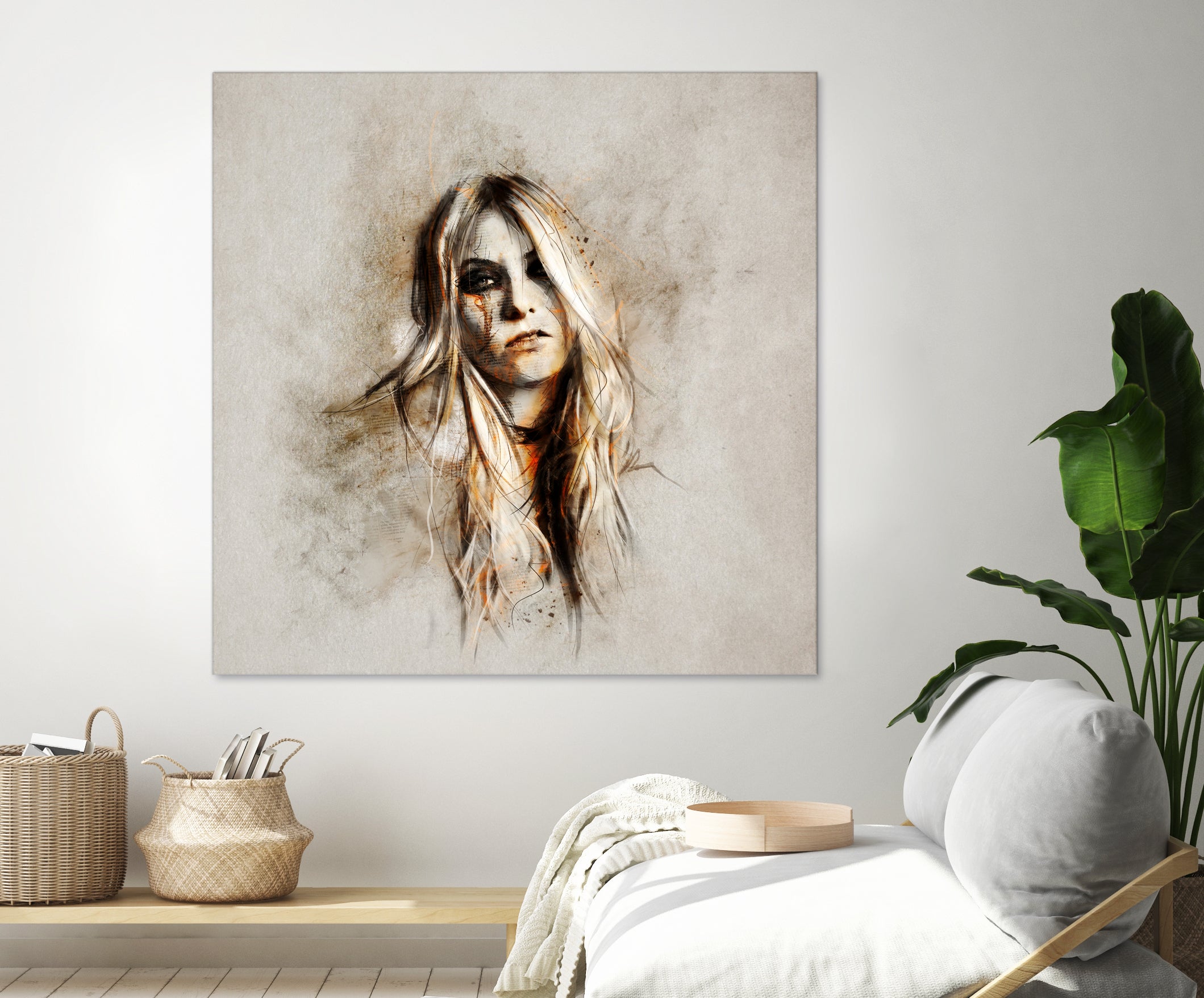 Taylor Momsen by Claudio Tosi on GIANT ART - orange digital painting