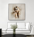 Taylor Momsen by Claudio Tosi on GIANT ART - orange digital painting