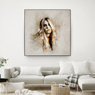 Taylor Momsen by Claudio Tosi on GIANT ART - orange digital painting