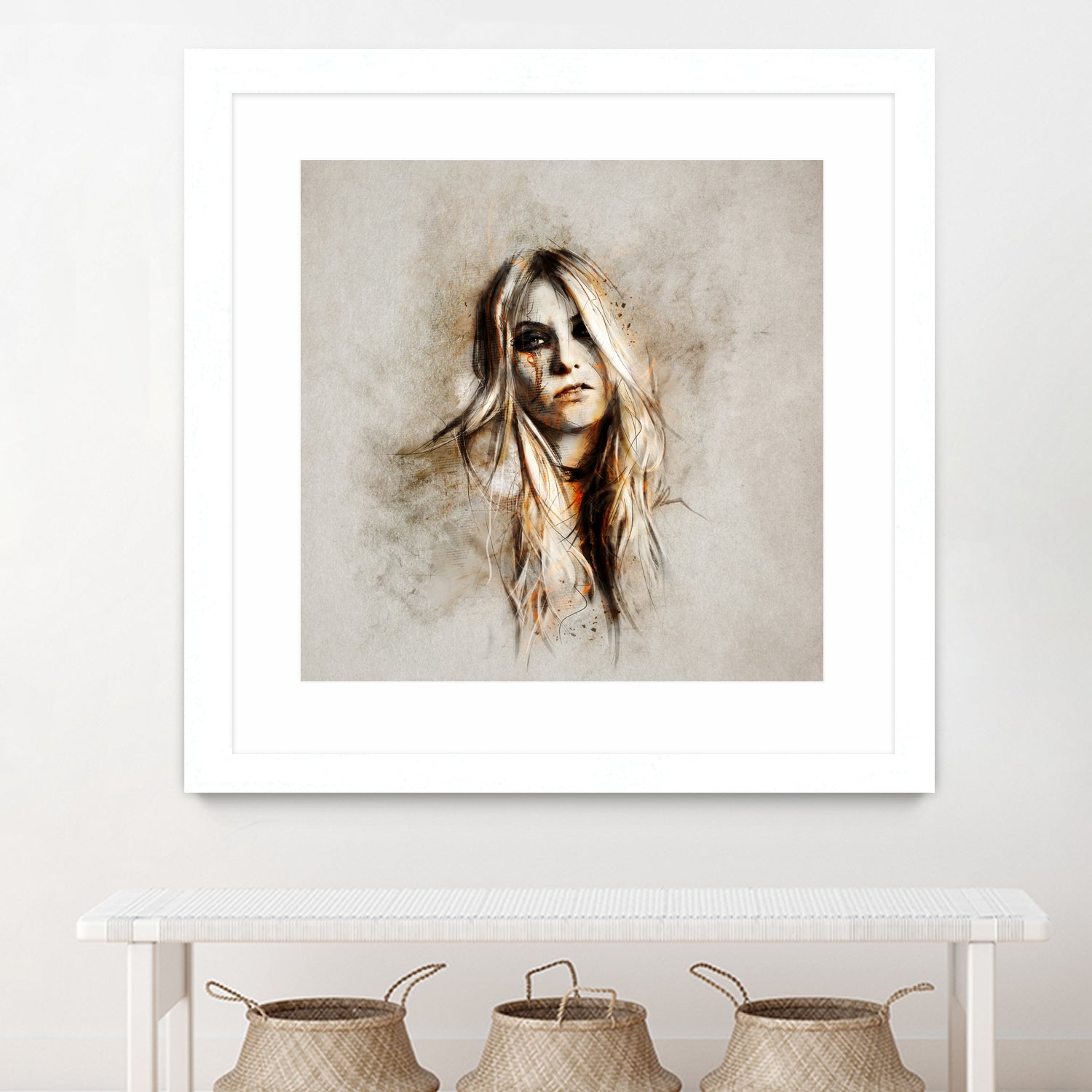 Taylor Momsen by Claudio Tosi on GIANT ART - orange digital painting