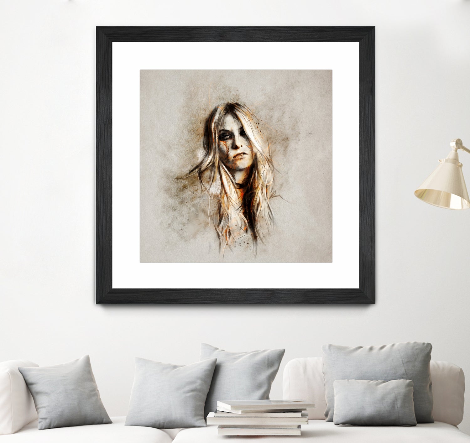 Taylor Momsen by Claudio Tosi on GIANT ART - orange digital painting