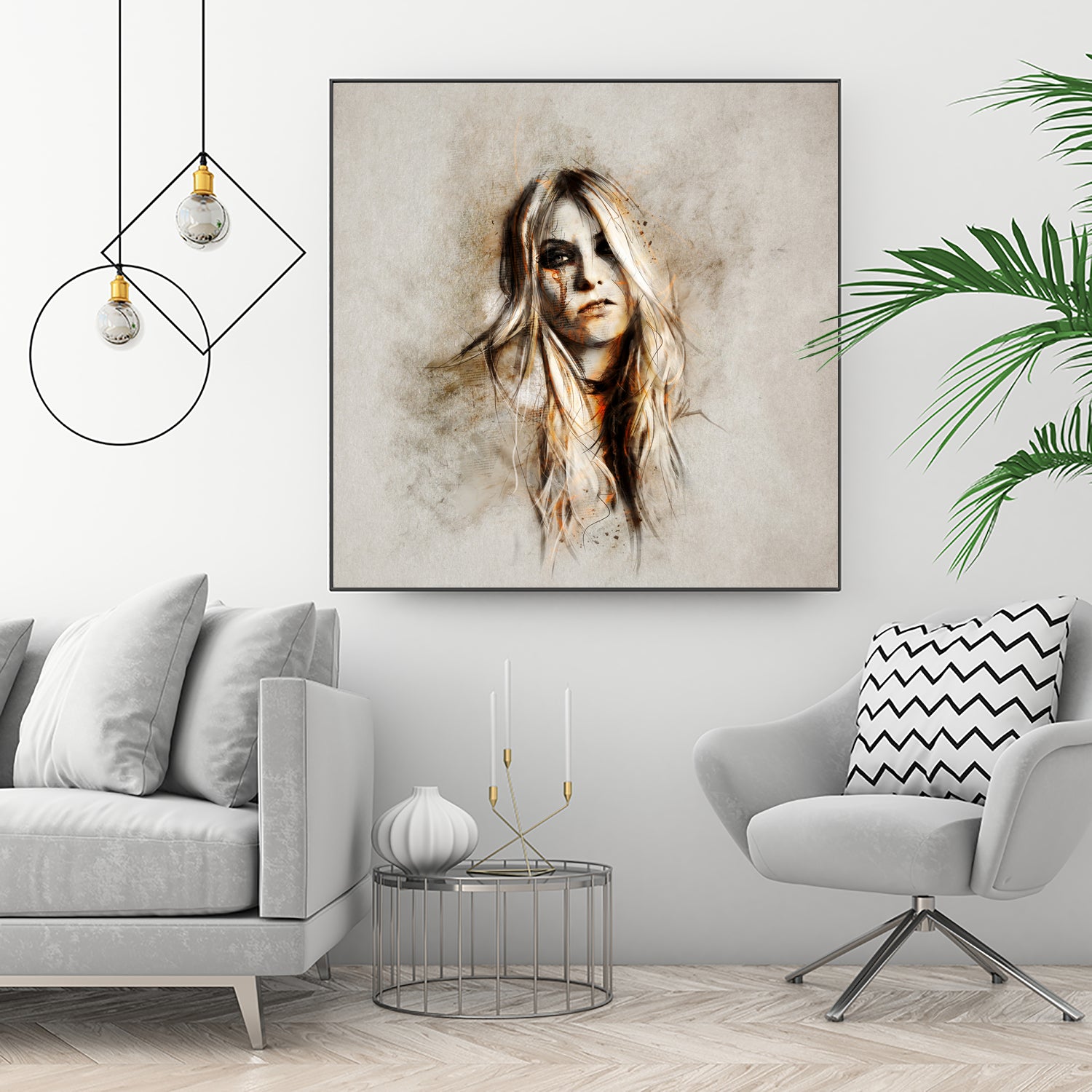 Taylor Momsen by Claudio Tosi on GIANT ART - orange digital painting