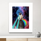 SIAMESE LASER CAT by Gloria Sánchez on GIANT ART - blue photo illustration