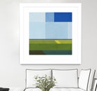 Landscape 05 by Issac Mangold on GIANT ART - blue digital painting