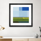 Landscape 05 by Issac Mangold on GIANT ART - blue digital painting