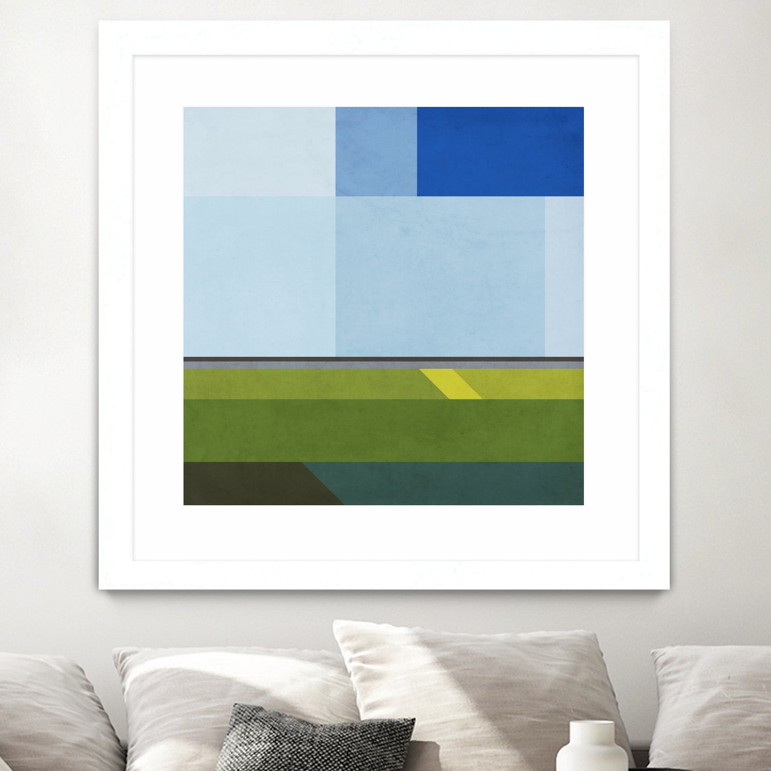 Landscape 05 by Issac Mangold on GIANT ART - blue digital painting