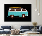 Blue Van by Florent Bodart on GIANT ART - blue digital drawing