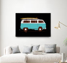 Blue Van by Florent Bodart on GIANT ART - blue digital drawing