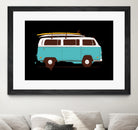 Blue Van by Florent Bodart on GIANT ART - blue digital drawing