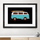 Blue Van by Florent Bodart on GIANT ART - blue digital drawing