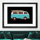 Blue Van by Florent Bodart on GIANT ART - blue digital drawing