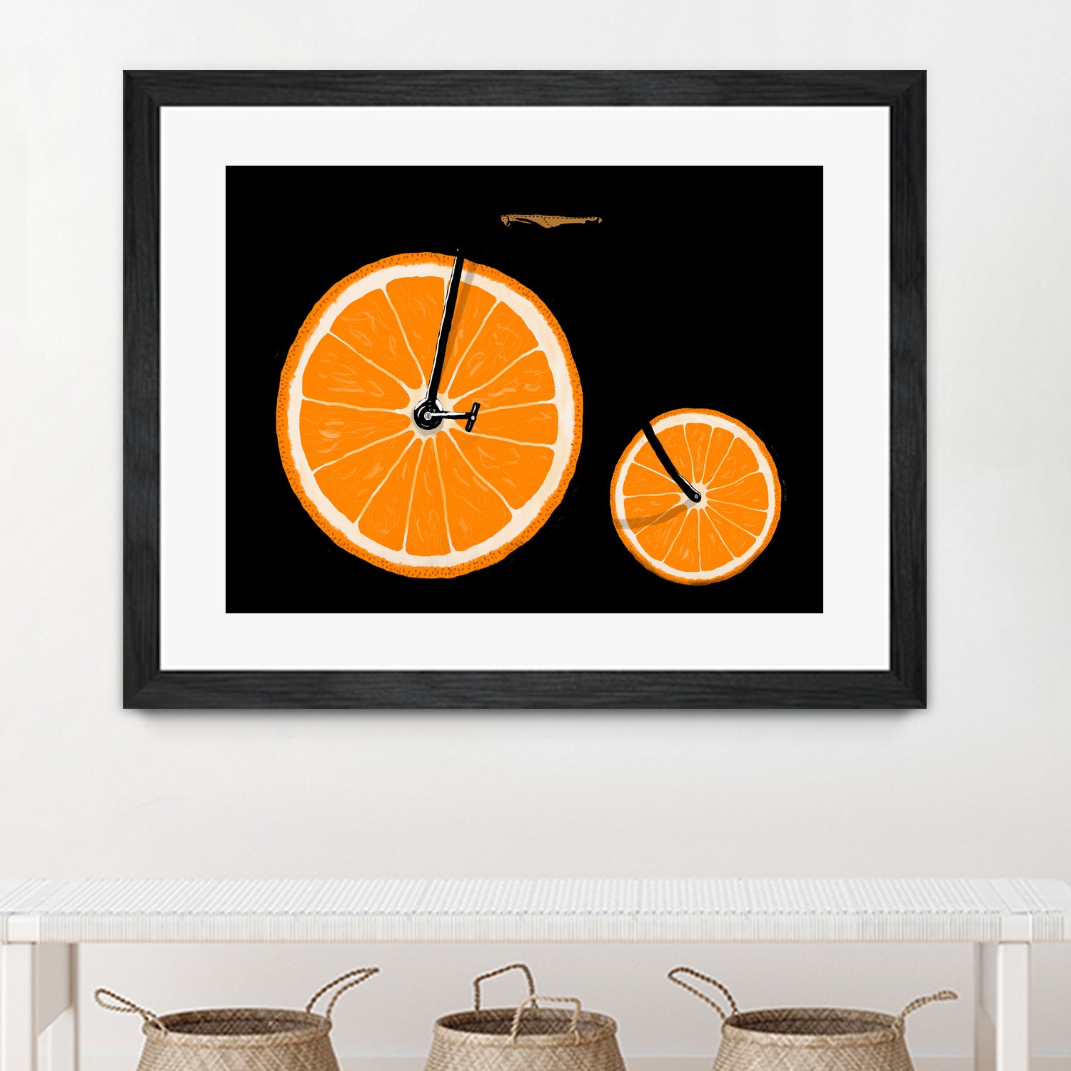 Vitamin by Florent Bodart on GIANT ART - orange digital painting