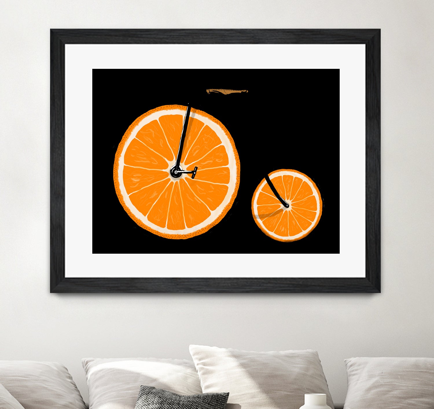 Vitamin by Florent Bodart on GIANT ART - orange digital painting