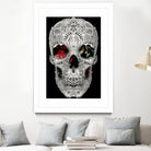 lace skull 2 light 6000 by Ali Gulec on GIANT ART - white digital drawing