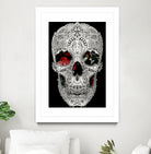 lace skull 2 light 6000 by Ali Gulec on GIANT ART - white digital drawing