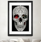 lace skull 2 light 6000 by Ali Gulec on GIANT ART - white digital drawing