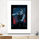 Sarah Connor by Nikita Abakumov on GIANT ART - blue digital painting