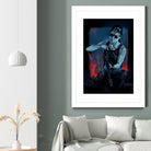 Sarah Connor by Nikita Abakumov on GIANT ART - blue digital painting