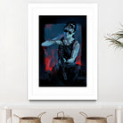 Sarah Connor by Nikita Abakumov on GIANT ART - blue digital painting