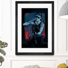 Sarah Connor by Nikita Abakumov on GIANT ART - blue digital painting