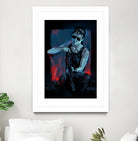 Sarah Connor by Nikita Abakumov on GIANT ART - blue digital painting