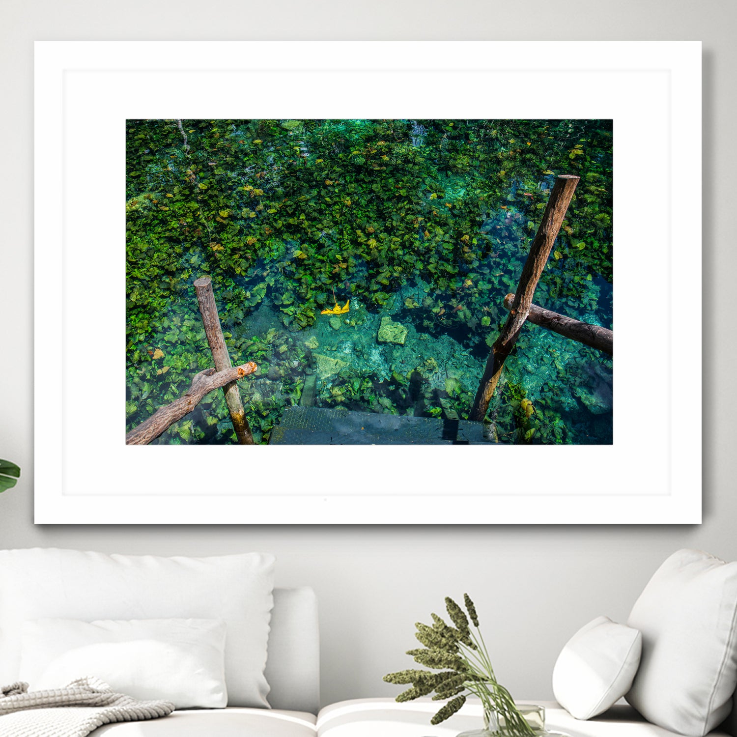 Cenote, Quintana Roo. Mexico by Maricela Castellanos on GIANT ART - green photo illustration