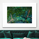 Cenote, Quintana Roo. Mexico by Maricela Castellanos on GIANT ART - green photo illustration