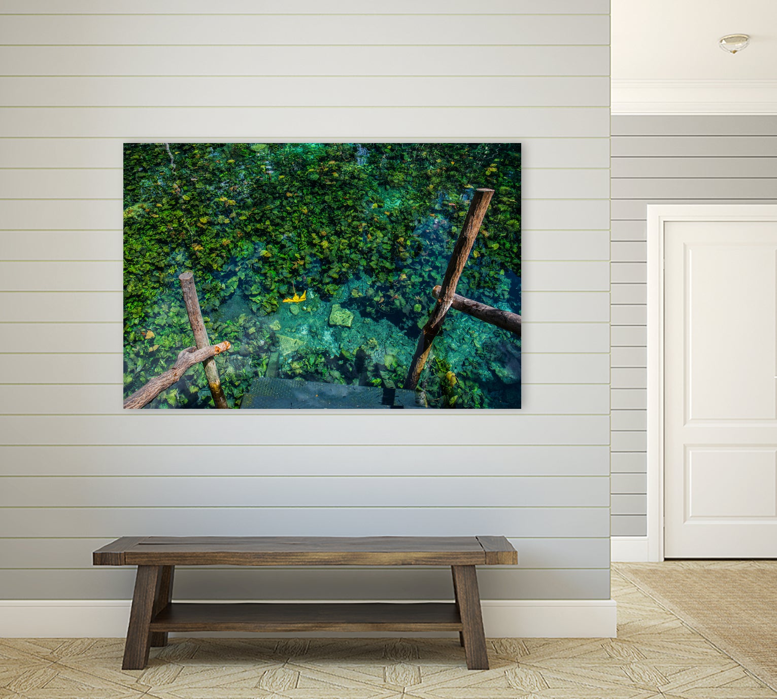 Cenote, Quintana Roo. Mexico by Maricela Castellanos on GIANT ART - green photo illustration