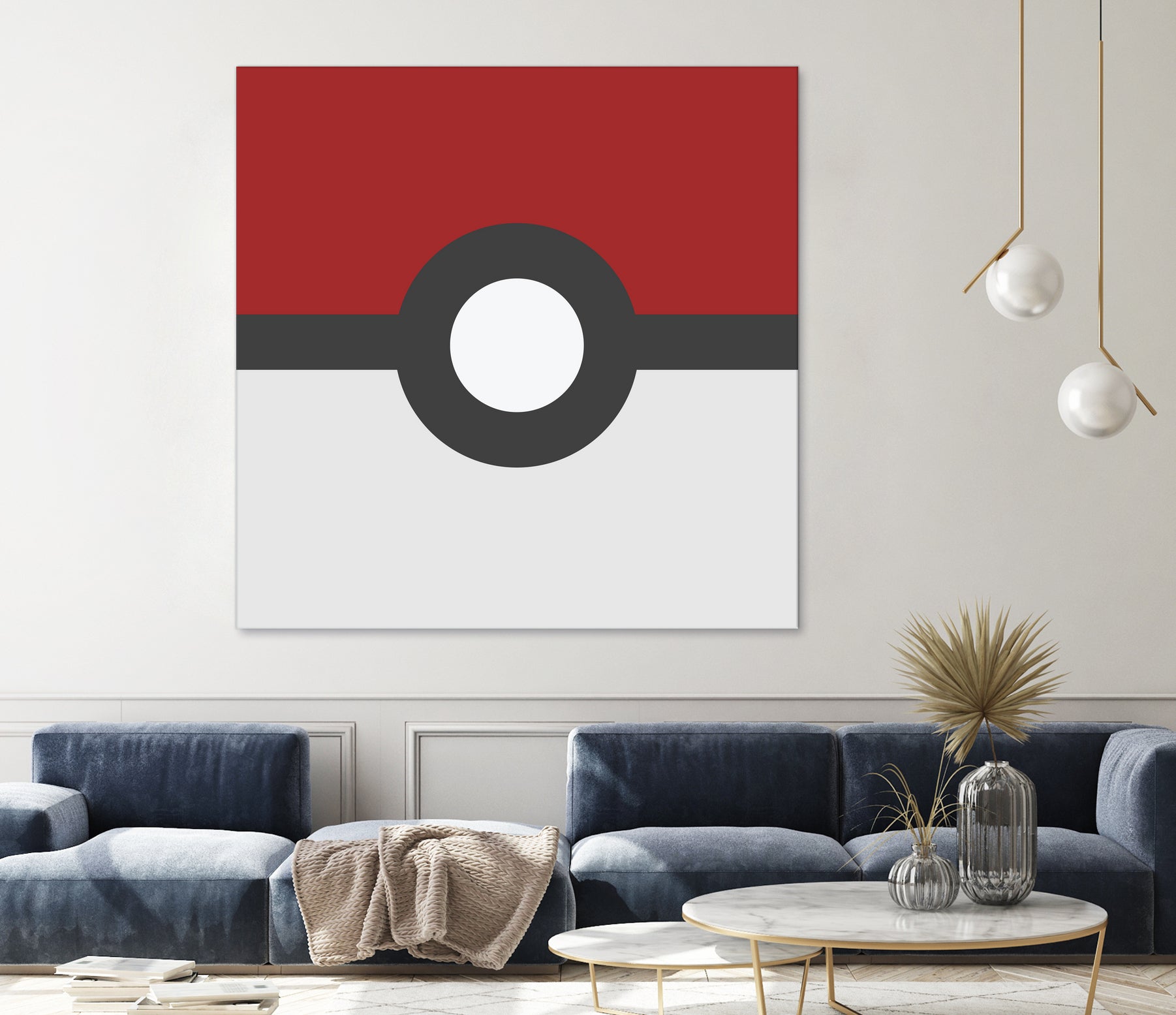 Pokeball by Proper Ganders on GIANT ART - red vector illustration