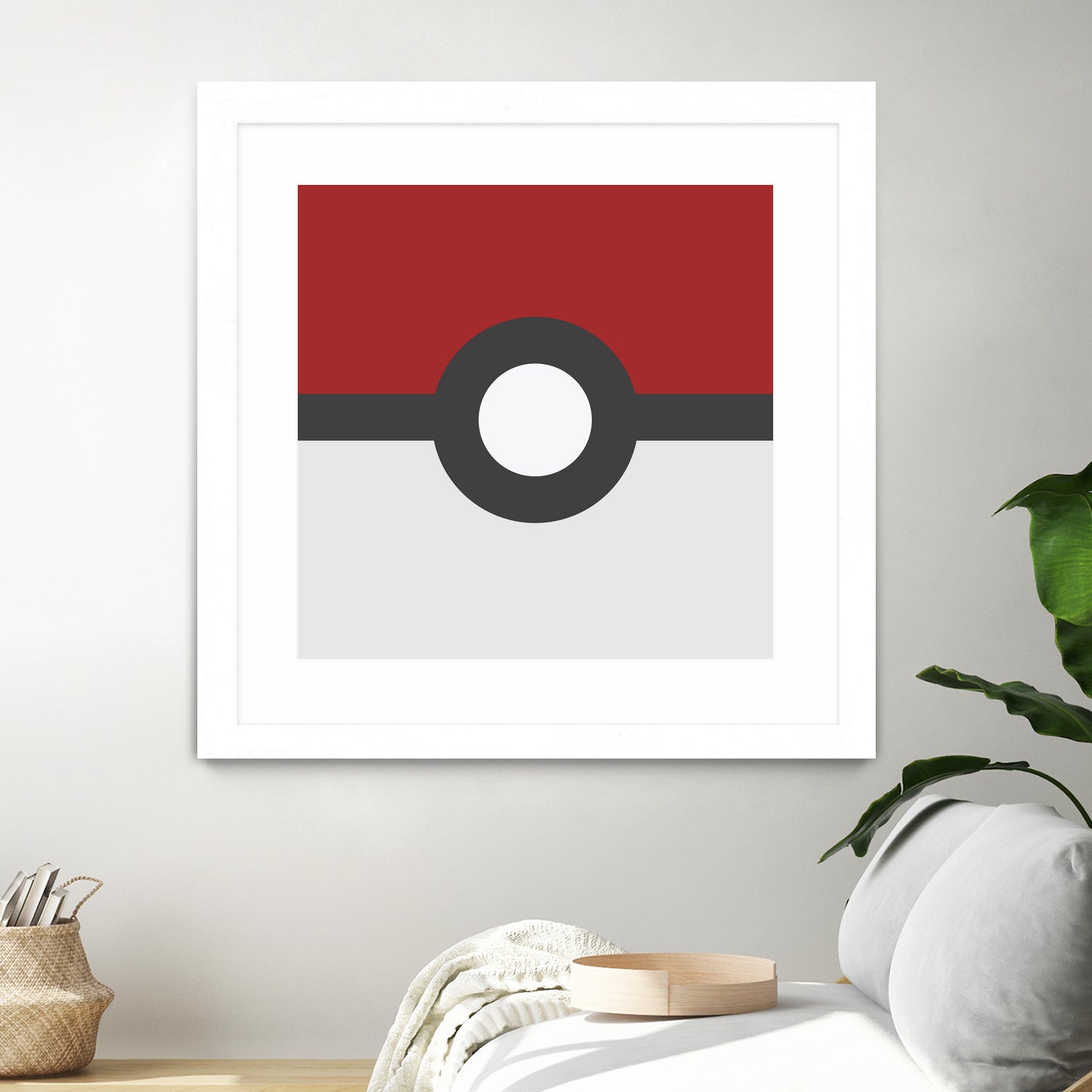 Pokeball by Proper Ganders on GIANT ART - red vector illustration