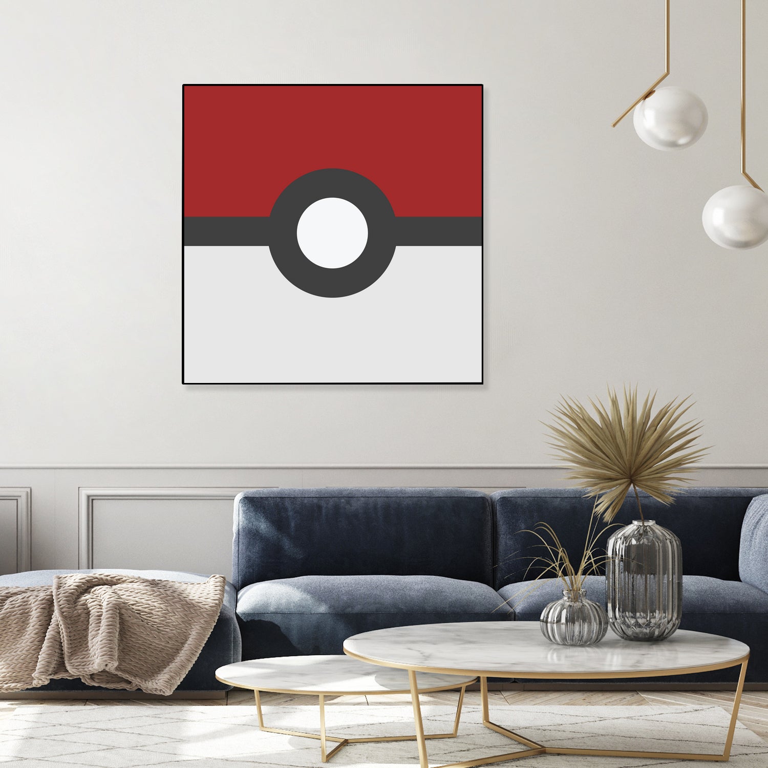 Pokeball by Proper Ganders on GIANT ART - red vector illustration