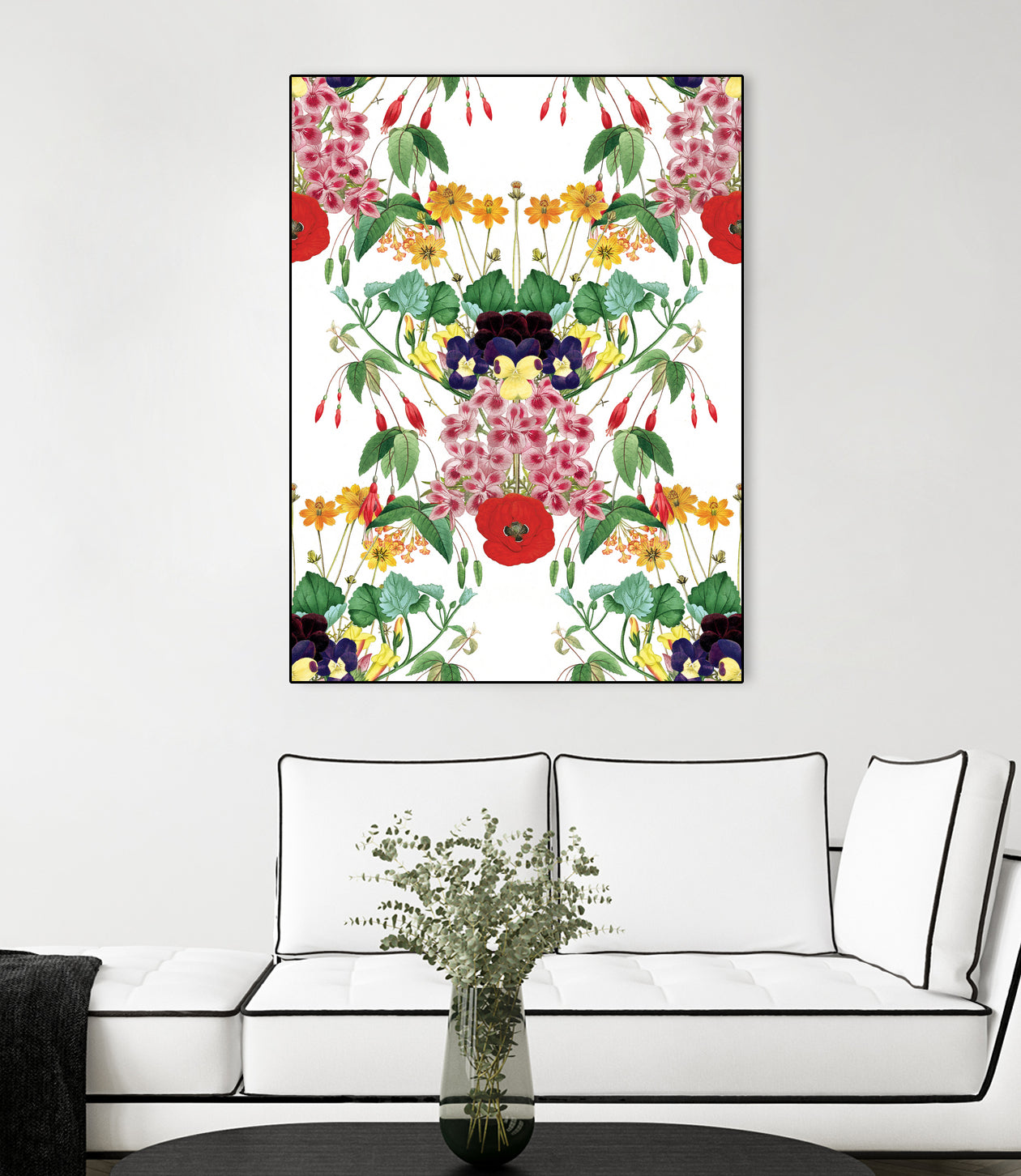 Floral II by Sixto-Juan Zavala on GIANT ART - green mixed media