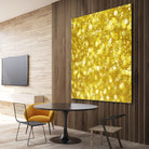 Glam gold bokeh glitter by dushan Medich on GIANT ART - yellow digital painting