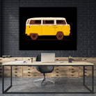 Yellow Van by Florent Bodart on GIANT ART - yellow digital painting