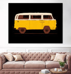 Yellow Van by Florent Bodart on GIANT ART - yellow digital painting