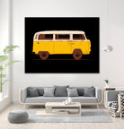 Yellow Van by Florent Bodart on GIANT ART - yellow digital painting