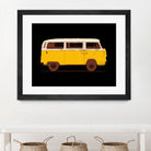 Yellow Van by Florent Bodart on GIANT ART - yellow digital painting